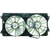 toyota mr2 dual radiator and condenser fan assembly