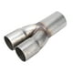 thumbnail image 1 of Stainless Steel Exhaust Pipe Collector 2in Double Inlet Single 2.5in Outlet, 1 of 9