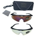 thumbnail image 3 of Gafas de sol deportivas NasTek con protección UV Lentes intercambiables para deportes diurnos y nocturnos, 3 of 5