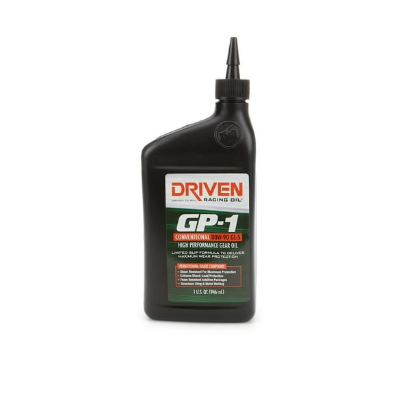 Driven Racing Oil GP-1 Conventional 80W90 GL5 Gear Oil 1 Quart