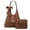 Dark Brown, variant on Slouchy Hobo Bag for Women Shoulder Purses and Handbags with Scarf, Dark Brown