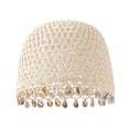 thumbnail image 6 of Krdevn Bohemian Crochet Hat Handmade Shell Lightweight Boho Cap for Beach and Travel,One Size, 6 of 6