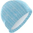thumbnail image 1 of FYBTO Swimming Cap Floral Blue Flower Adult FYBTO Polyester, 1 of 4