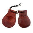 thumbnail image 4 of Exquisita Castañuela Chapaleta de Mano de Madera Pequeña Percusión Marrón Yuyangstore Badajo de castañuelas de madera, 4 of 7