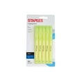 thumbnail image 2 of Staples Hype Pen-Style Highlighters Chisel Yellow 5PK (29346), 2 of 3