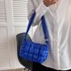 thumbnail image 1 of Bolsa Rhombus de moda para mujer, bolso para axilas, bolso de cuero para mujer, bolsos (azul) Tmvgtek Para estrenar, 1 of 9