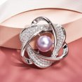 thumbnail image 3 of Hearth & Gear Rhinestone Scarf Ring Buckle Clip Scarf Clip Versatile Brooch Star Brooch Dress Clips Craft Pearls And Rhinestones Christmas Assortment Letter Brooch Fashion Brooch Hijab for Women, 3 of 4