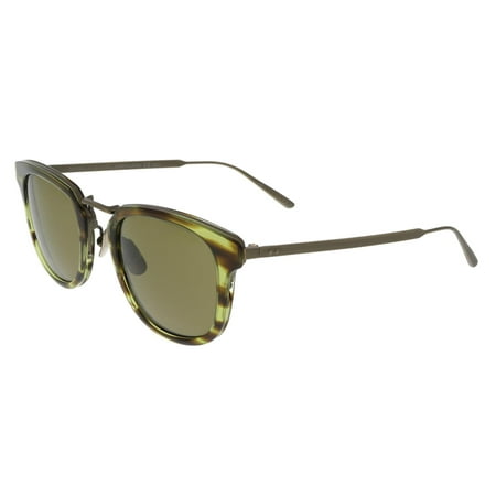 Bottega Veneta BV0019/S 001 Green-Bronze Square Sunglasses