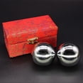 thumbnail image 4 of Chinese Baoding Balls Hollow/Solid Health Exercise Massage Balls with Carry Case for Hand Therapy Exercise-Good, 4 of 4