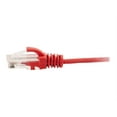 thumbnail image 2 of C2G 7ft Cat6 Ethernet Cable - Slim - Snagless Unshielded (UTP) - Red - Patch cable - RJ-45 (M) to RJ-45 (M) - 7 ft - UTP - CAT 6 - molded, snagless - red, 2 of 2