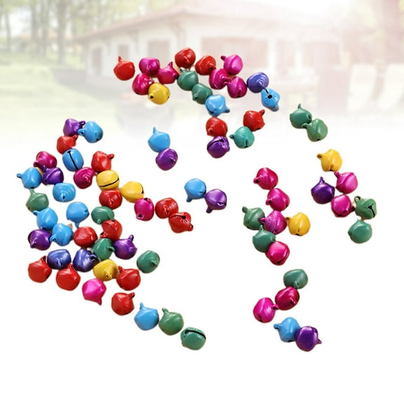 MLINS  100 Pcs Bell DIY Gold Mini Bells Decoration Accessories Baby