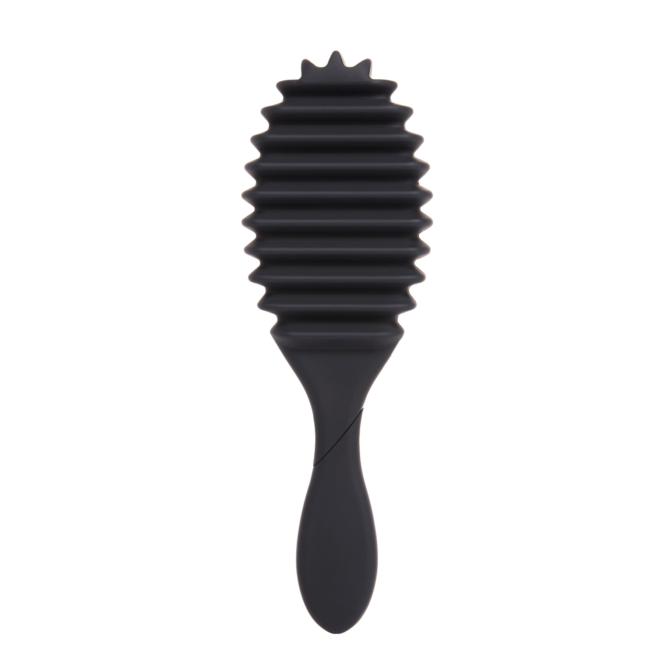 Wet Brush Curl Shaper Detangling Brush for Curly Hair with IntelliFlex Bristles - Black