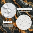 thumbnail image 5 of 4 Pcs Colorful Gaming Shower Curtain Set for Boys Bathroom Decor Watercolor Gamepad Controller Bath Curtain with Anti-Slip Mat Kids Graffiti Game Shower 70.8x70.8in, 5 of 8