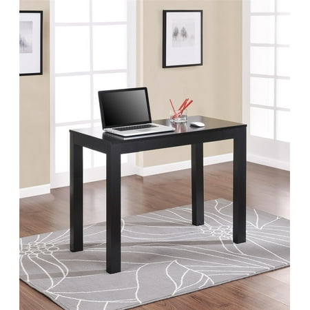 Mainstays Parsons Desk With Drawer Black Walmart Com