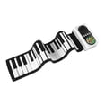 thumbnail image 4 of Piano enrollable, teclado de Piano eléctrico, Piano de viaje, Piano enrollable portátil para regalos de viaje, enseñanza en el aula, sala de estar 49 teclas negro blanco, 4 of 9