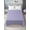 Lavender Purple, variant on Twin Flat Sheet Only Coffee Bean Cup Cafe Drink on Black Soft Microfiber Cooling Bedding Sheets Coffees Good Idea Quote Flat Bed Sheet