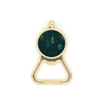 thumbnail image 1 of simple geometric shapes pattern beer bottle cap opener stainless steel key chain, 1 of 3