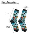 thumbnail image 2 of Honeii Colorful Fishing Baits Print Children's Colorful Socks,Unisex Kids and Toddlers' Cushioned Sock,Kids Athletic Crew Socks,for Everyday Wear and Sports, 2 of 5
