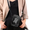 thumbnail image 4 of HELLHERO Lion Pattern Shoulder Purse with Double-layer for Outdoor Travel Daily Use, 4 of 7