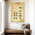 thumbnail image 2 of Elephant Stock Dental Brush Patent Wall Art - Vertical Canvas Wall Art - Bathroom Wall Decor - Patent Canvas - Black And Beige Decor - 34" x 51", 2 of 4