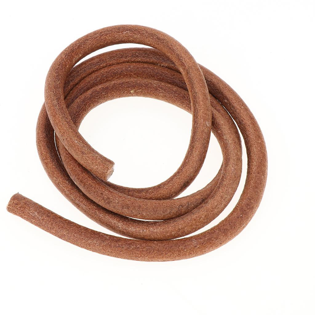 32.8 Feet Brown Round Real Genuine Leather Jewelry Cord 1mm 