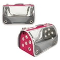 thumbnail image 2 of Small Pet Carrier for Small Dogs and Cats - Waterproof Soft Pet Travel Bag with Meshed Window - TSA Approved Pet Carrier for Cat Travel Bag - 7.9 x 13.8 x 7.9 Inch - Fuschia, 2 of 8