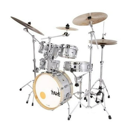 Taye GK518F-SS Gokit 5 Piece Hardware Drum Pack, Silver Sparkle