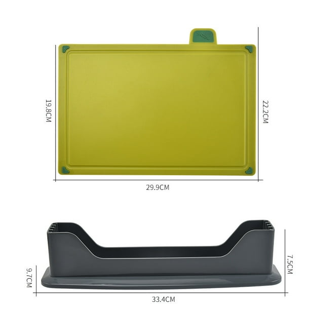 Chopping Boards Kitchen Cutting Board Set Pp Chopping Boards 4pcs Food Classification Chopping Boards PP TPR Portable Non Slip Cutting Boards Kitchen Tools With Non Slip Pad ANGGREK Otros