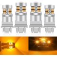 thumbnail image 1 of 4Pcs 3156 3157 T25 P27/7W Car LED Bulbs - 19SMD 3030 600LM Super Bright Amber Yellow LED Turn Signal Light - for Car Front/Rear Turn Signal Lamp Side, 1 of 5