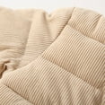 thumbnail image 6 of Otqutp Kids Boys Winter Fashion Thickened Corduroy Stripes Stand Up Collar Cotton Coat Long Sleeve Jacket Down Outdoor Coats with Pocket(Beige,18-24 Months), 6 of 9