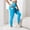 Sky Blue, variant on 3D Anti Cellulite Leggings High Waisted Seamless Pants with Pockets Butt Lifting Tummy Control Compression Yoga Pants Soft Breathable for Gym Workout, Black L