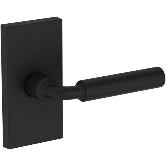 Baldwin Fd.Lac.R.Cfr La Conner Non-Turning Two-Sided Dummy Door Lever Set - Black