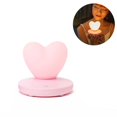 thumbnail image 1 of Lámpara Led de noche para mesita de noche, lámpara de lactancia recargable por USB, luz nocturna en forma de corazón, lámpara de amor, lámpara de silicona, 1 of 5