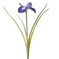 thumbnail image 2 of 26" Artificial Iris Flower, Real Touch Fake Flower Bouquet with Long Stem for Flower Arrangement, Wedding Centerpiece, Bridal Bouquet, Home Kitchen Party Decor, 2 of 8