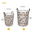 thumbnail image 3 of Fotbe Paisley Floral Cesto de Ropa con Asas, Cesto Impermeable de Gran Capacidad, Bolsa de Lavado para Dormitorio, Cesto de Ropa con Ruedas y Asas-Medium, 3 of 6
