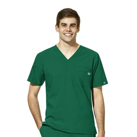

WonderWink W123 6355-Men s V-Neck Scrub Top
