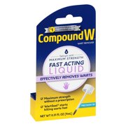 Compound W Maximum Strength Fast Acting Liquid Wart Remover, Salicylic Acid, 0.31 fl oz