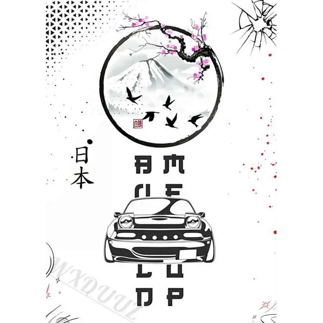 Carteles de coches deportivos de lujo para habitación, pintura en lienzo impresa, arte japonés, decoración de pared del hogar, regalo de imágenes, famosos, Cars JDM GTR 911