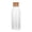 Clear #3, variant on Glass Storage Jar with Cork Lid, Airtight Food Canister, Clear Kitchen Pantry Container for Coffee, Tea, and Dry Goods, Sealed Organization for Countertop and Cabinet