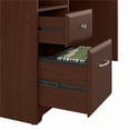 thumbnail image 2 of Bush Furniture Cabot 60W L Shaped Computer Desk with Drawers in Harvest Cherry, 2 of 8