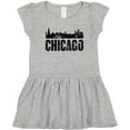thumbnail image 3 of Inktastic Chicago Skyline Grunge Girls Toddler Dress, 3 of 5