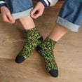 thumbnail image 3 of Naloa Green Cacti And Red Chili Ankle Socks for Women Non Slip Socks No Show Socks Classic Low Cut Casual Socks Casual Socks, 3 of 7