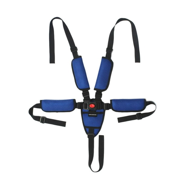 Cinturón de seguridad para silla de bebé Cinturón para silla de comedor infantil para silla alta azul CUTICAT cinturón de cinco puntos