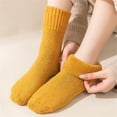 thumbnail image 6 of harmtty 1 Pair Socks Perfect Gifts Colorful Soft Unisex Solid Long Socks for Winter,Black Men, 6 of 8