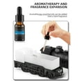 thumbnail image 4 of Vintage Steam Train shape Aromatherapy Essential Oill Diffuser & Humidifier with Dual-Color LED Light and Remote Controller (Black), 4 of 8