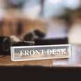 thumbnail image 2 of Front Desk 2" x 8" Frosted Acrylic - Office Desk Accessories D?cor, 2 of 2