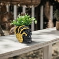 thumbnail image 4 of Pots de Fleurs Réalistes Verts Ornements de Jardin Décorations d'Halloween, 4 of 5