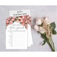 thumbnail image 4 of Inkdotpot Scramble Bridal ShowerGameCards FloralParty Wedding Supplies 50-Pack Wedding Word, 4 of 7