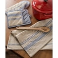 thumbnail image 4 of Nautical Blue French Stripe Woven Dishtowel (Set of 3), 4 of 8