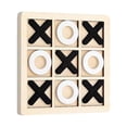 thumbnail image 3 of Tic TAC Toe Juego de mesa Rompecabezas Juego familiar Hecho a mano Clásico interactivo XO Table Toy Noughts and Crosses para niños Outdoor Indoor, 3 of 9